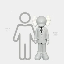 Lucify Vogue 150cm Grey Resin Indoor Sculpture