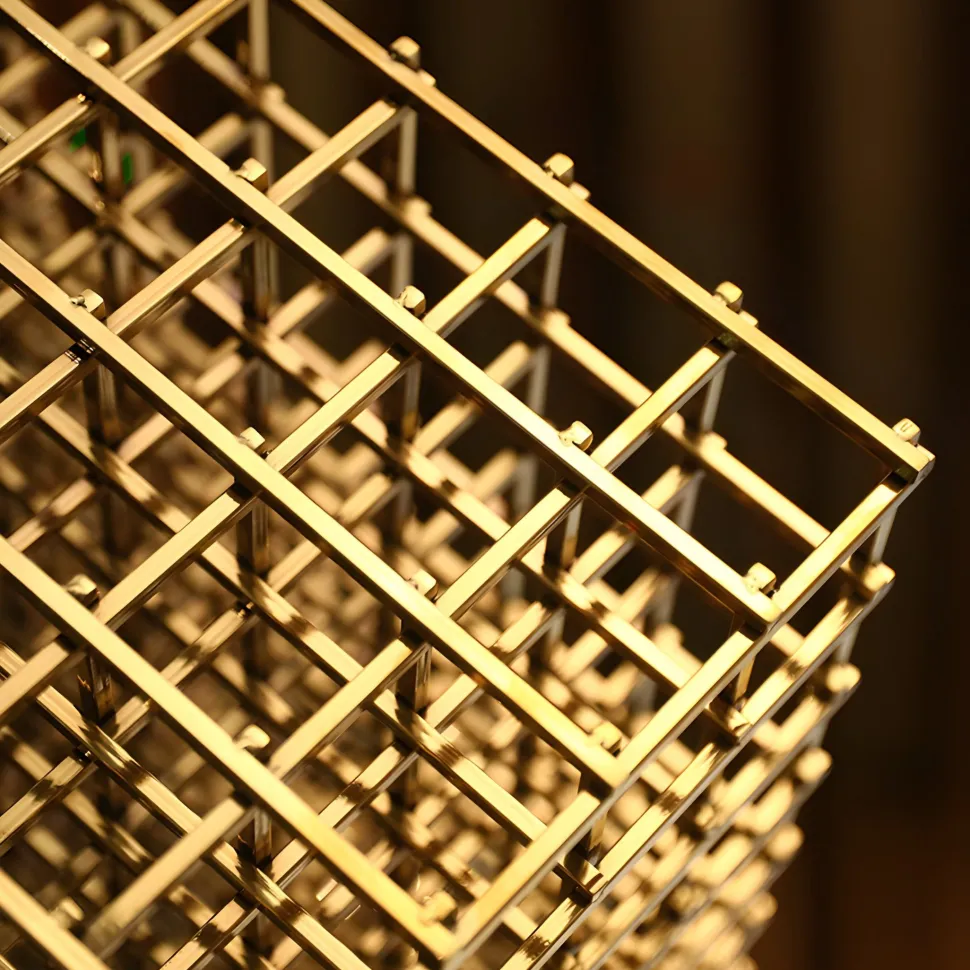 Multiverse 150cm Silver Geometric Metal Garden Sculpture