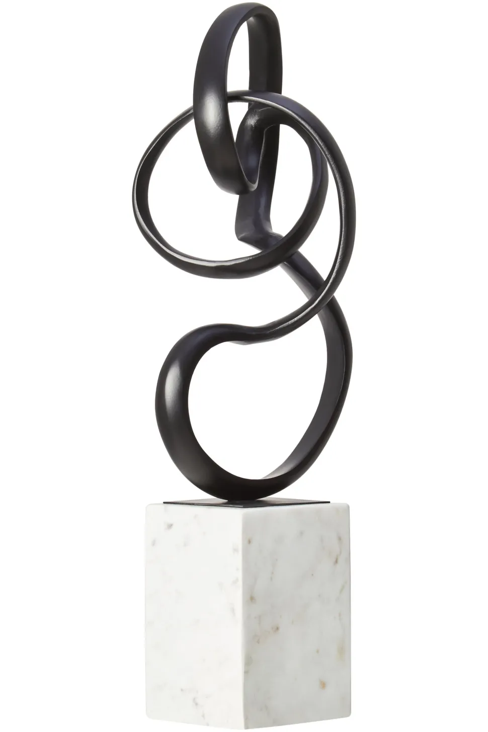 Mystical Grace 60cm Black Metal Indoor Sculpture