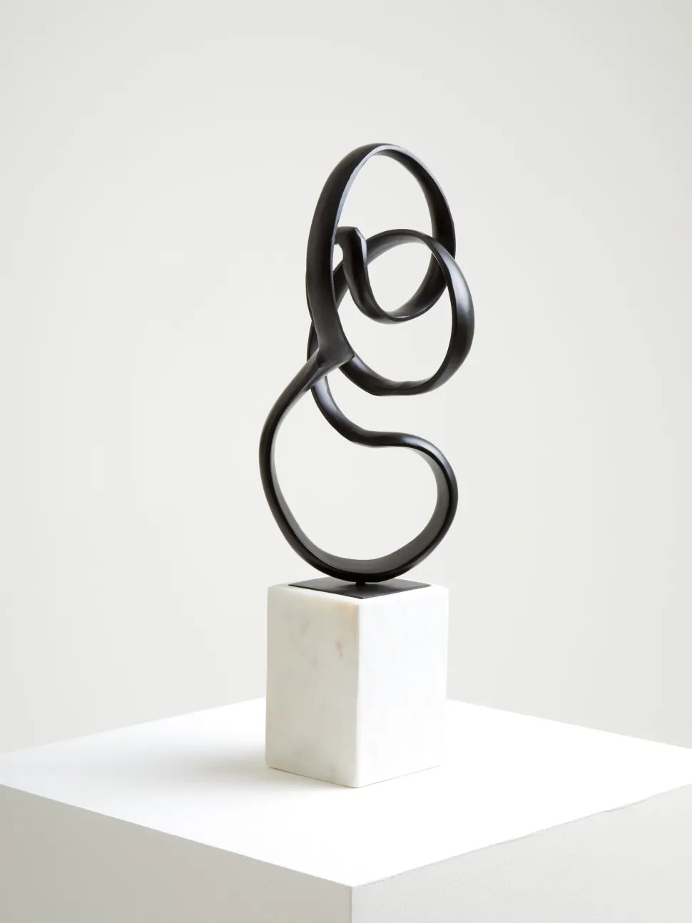 Mystical Grace 60cm Black Metal Indoor Sculpture