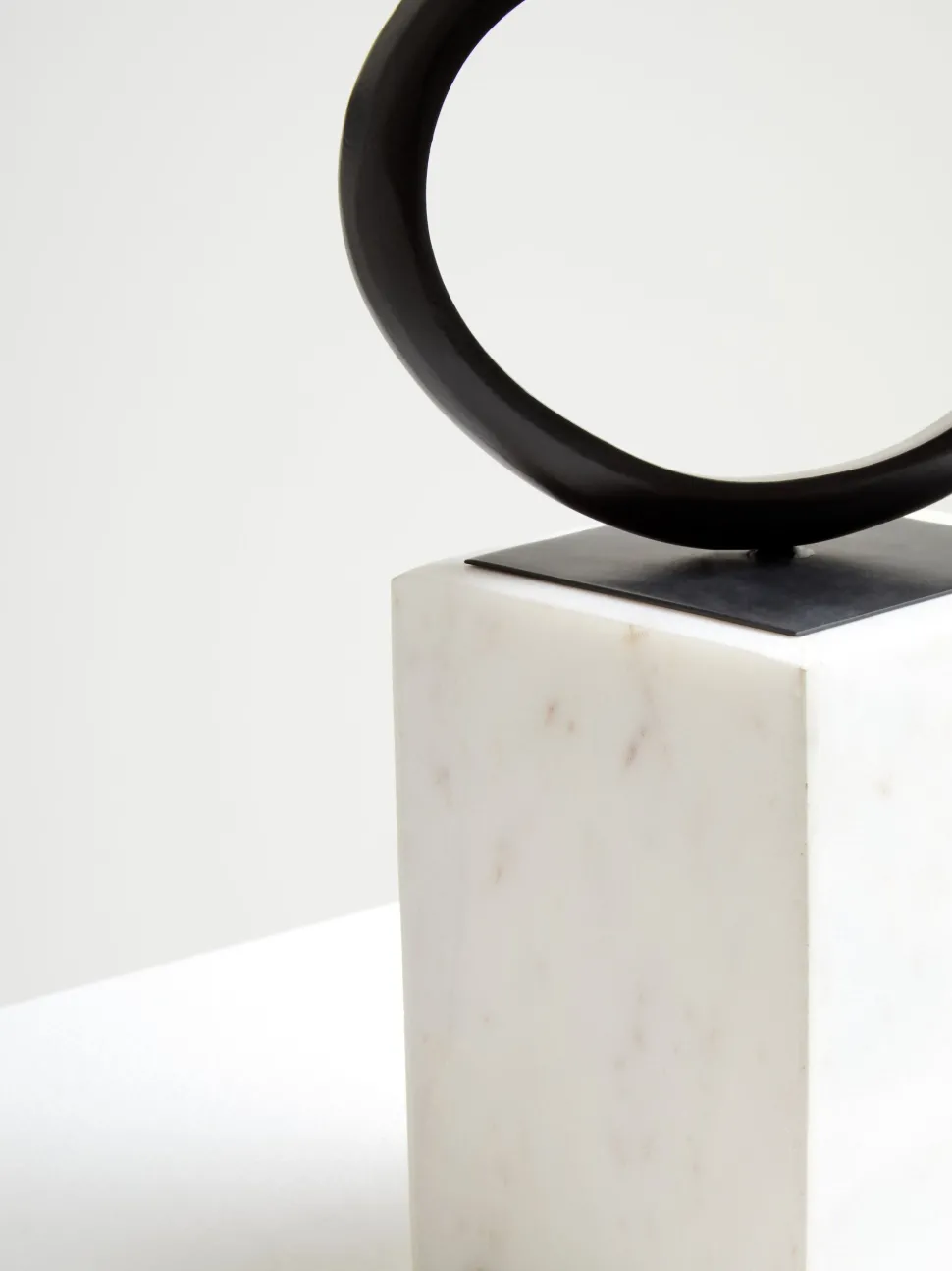 Mystical Grace 60cm Black Metal Indoor Sculpture