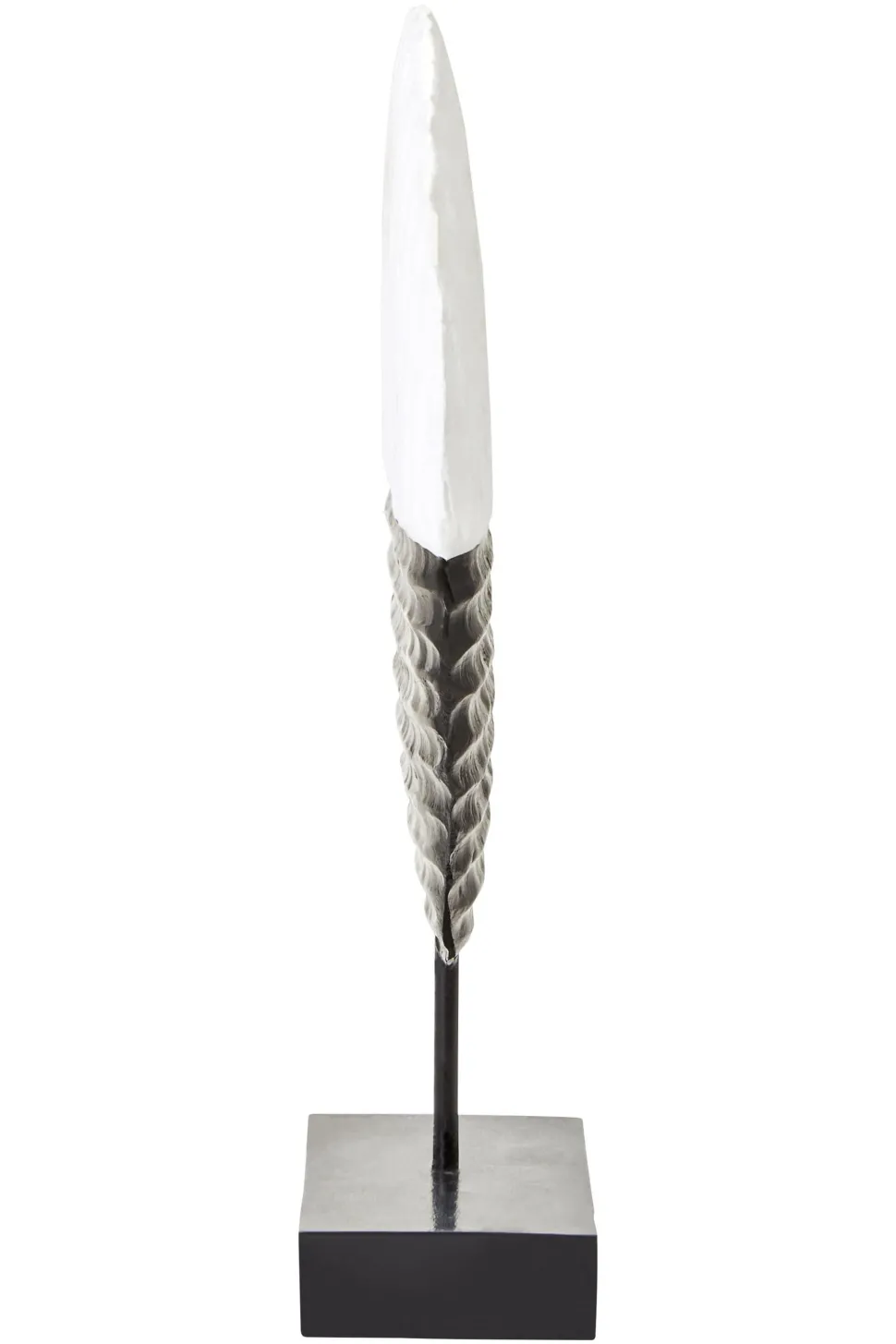 Night & Day 41cm Black & White Wood Indoor Sculpture