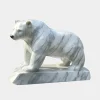 Polar Bear 50cm White Marble Garden Statue v1