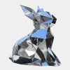 Rabbit 57cm Geometric Metal Garden Sculpture