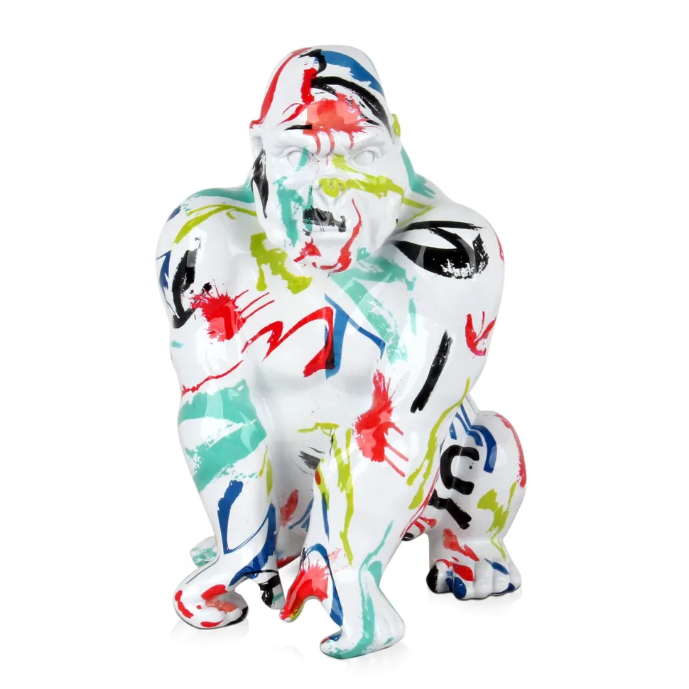 Regal Orangutan 38cm Abstract Resin Indoor Sculpture