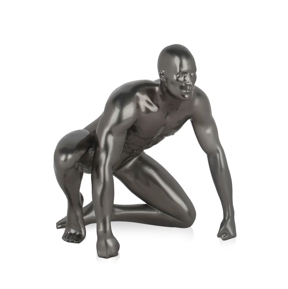 Shadow Protector 24cm Anthracite Resin Indoor Sculpture