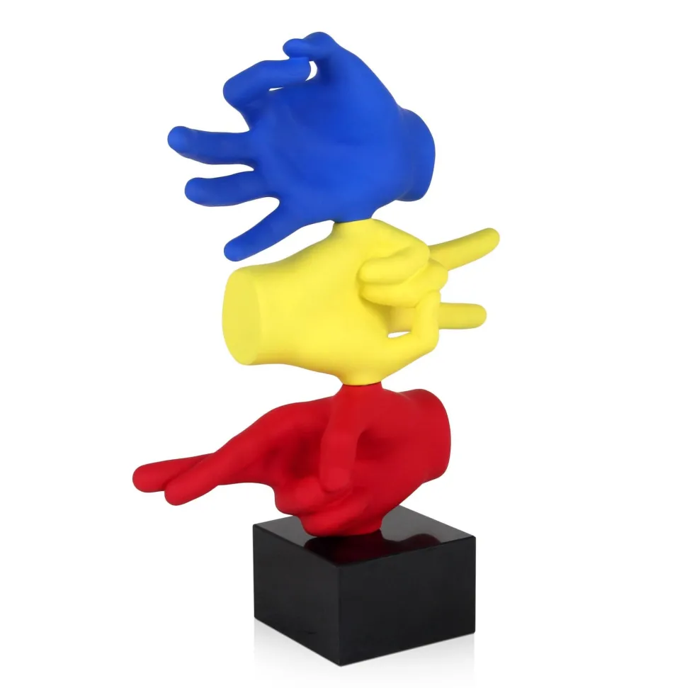 Silent Symbols 48cm Pop Art Resin Indoor Sculpture
