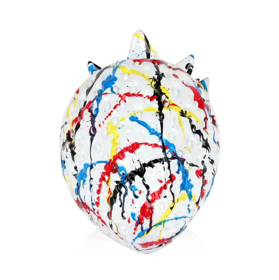 Strawberry Pop 31cm Multicolour Resin Indoor Sculpture