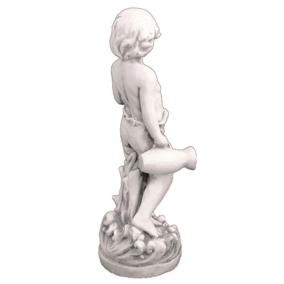 Summer Boy 73cm Stone Resin Garden Statue