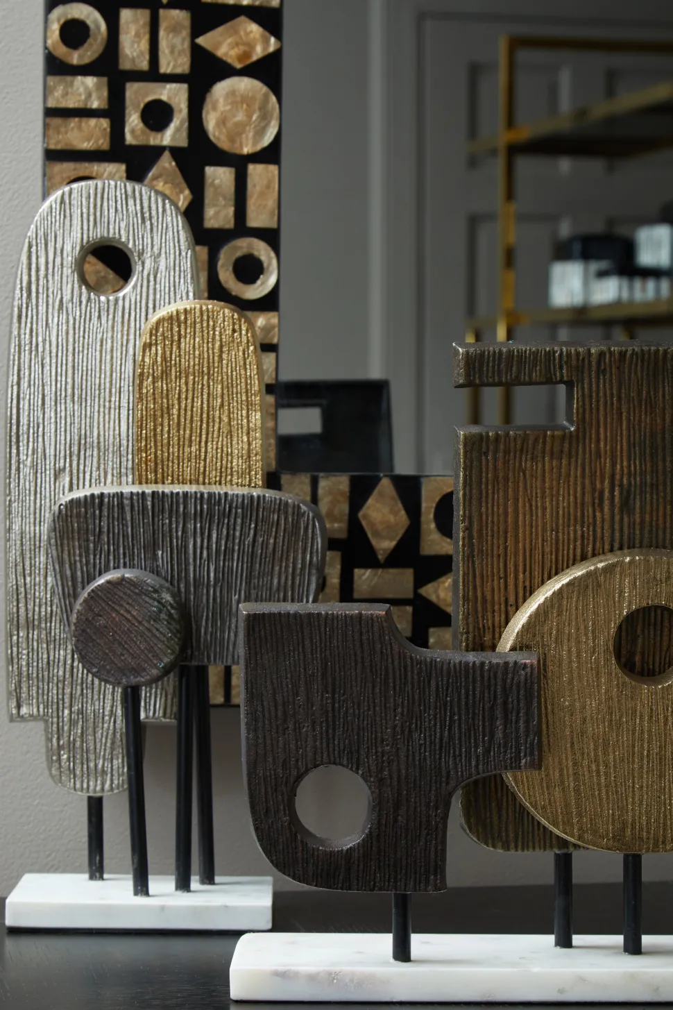 Symbolic 44cm Metal Indoor Sculpture