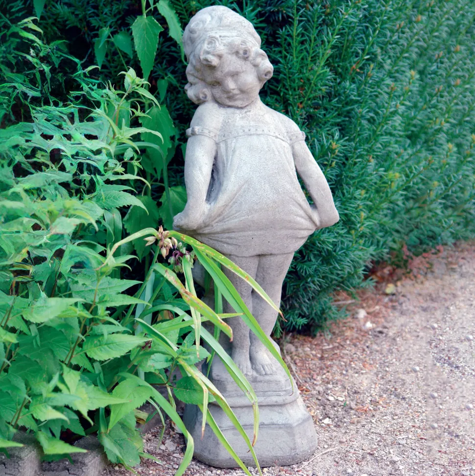 Victorian Girl 58cm Stone Garden Statue