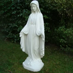 Virgin Mary 118cm Marble Resin Garden Statue