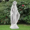 Virgin Mary 74cm Marble Resin Garden Statue