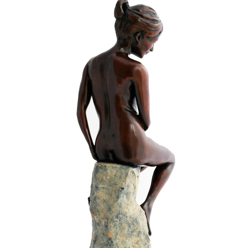 Warmth of the Sun Figurine Bronze Indoor Sculpture