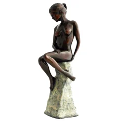 Warmth of the Sun Figurine Bronze Indoor Sculpture