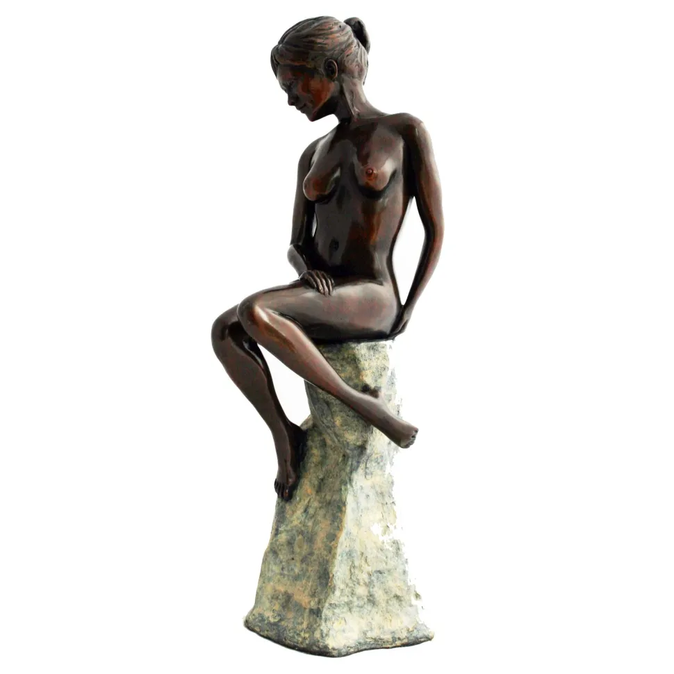 Warmth of the Sun Figurine Bronze Indoor Sculpture