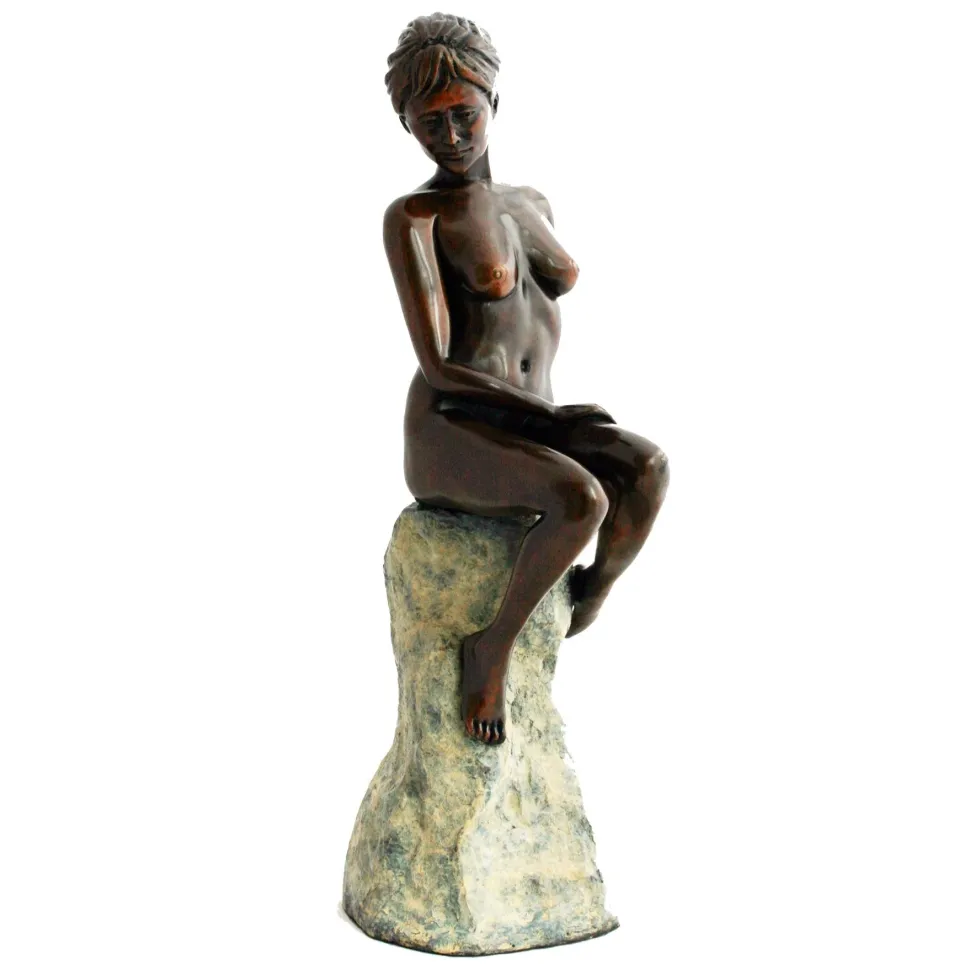 Warmth of the Sun Figurine Bronze Indoor Sculpture